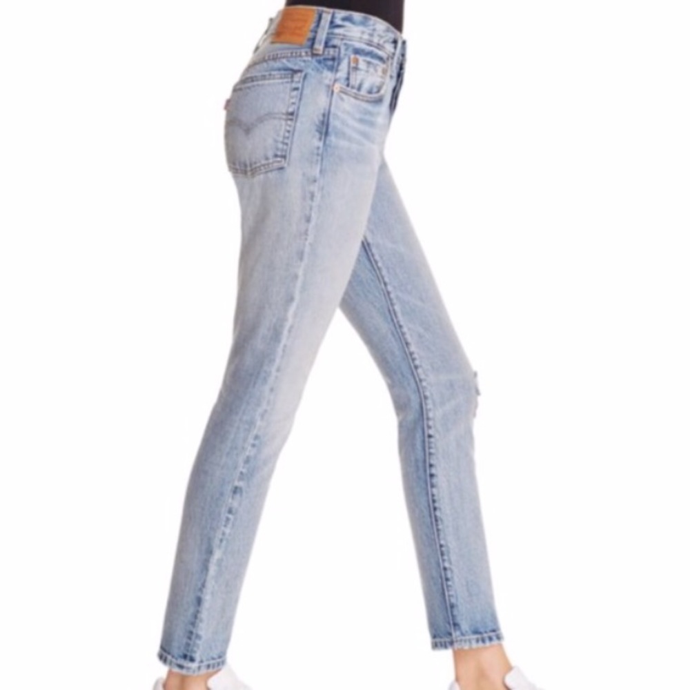 Levi’s 501 Selvedge Skinny Jeans in Summer Dune